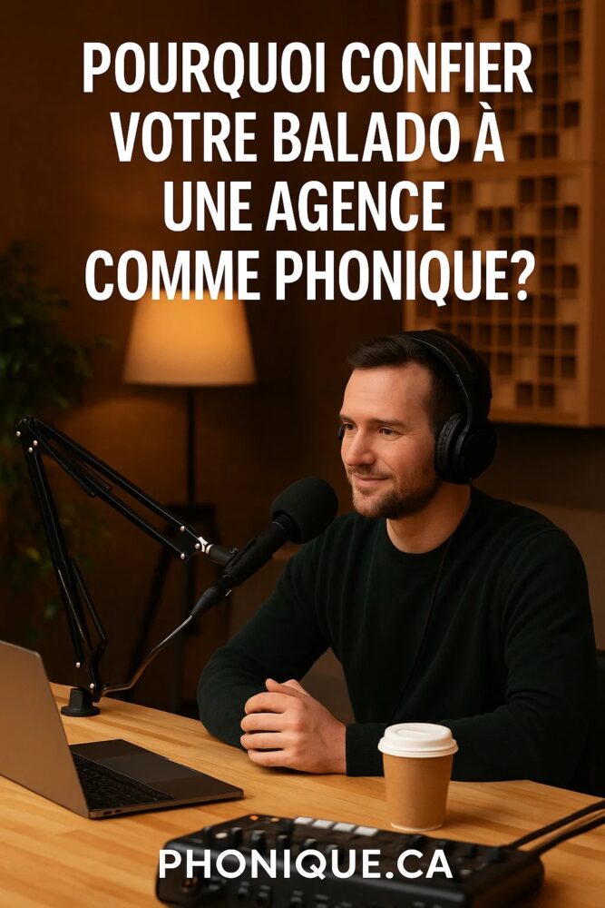 agence réalisation studio enregistrement balado podcast laval montréal production phonique