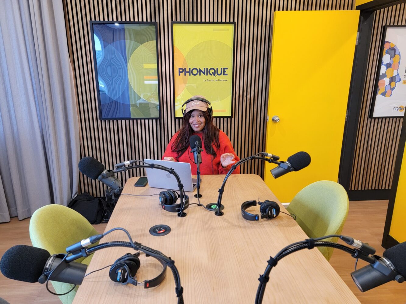 Vanessa destiné aappq balado podcast animatrice architecte phonique studio